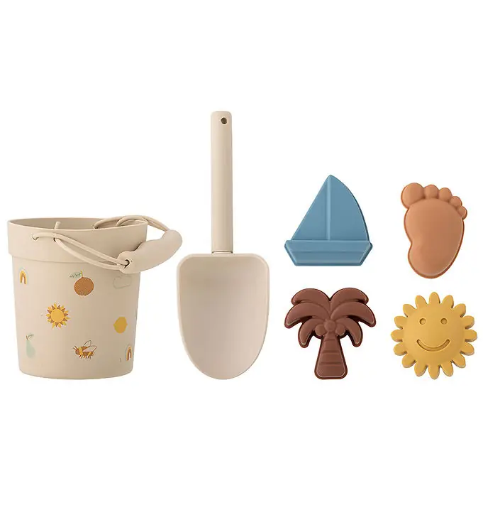 Bloomingville Mini Strandset - Agnes - Silicone - Naturel Veilige Betaling