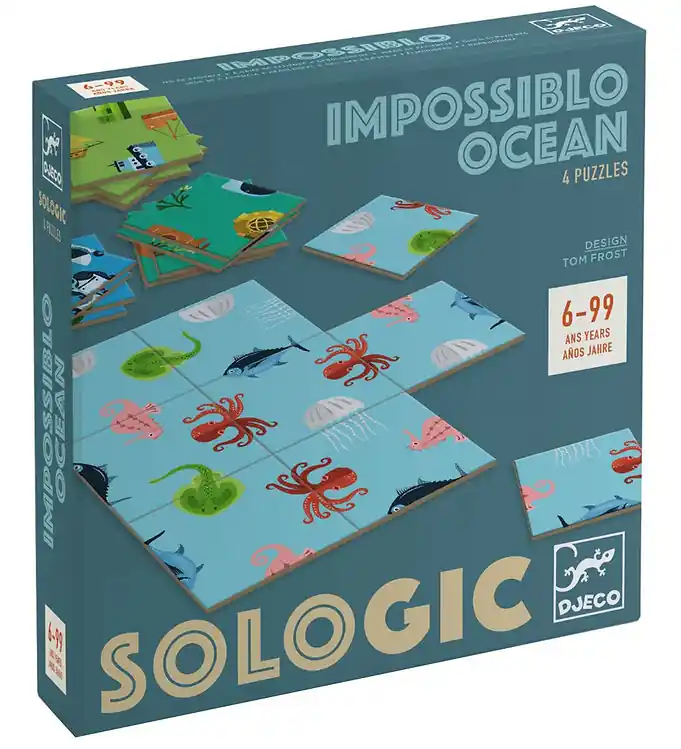 Weekendaanbieding Djeco Puzzel - 9x4 Bakstenen - Ocean