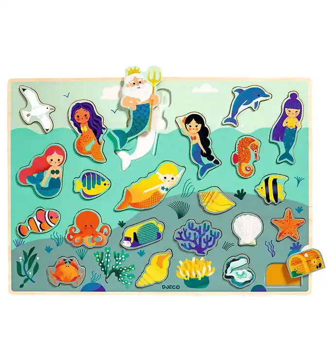 Djeco Puzzel - 22 Bakstenen - Puzzlo Sea Must-Have
