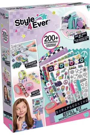 Exclusieve Aanbieding Style 4 Ever Scrapbooking - 200 Onderdelen - Refill