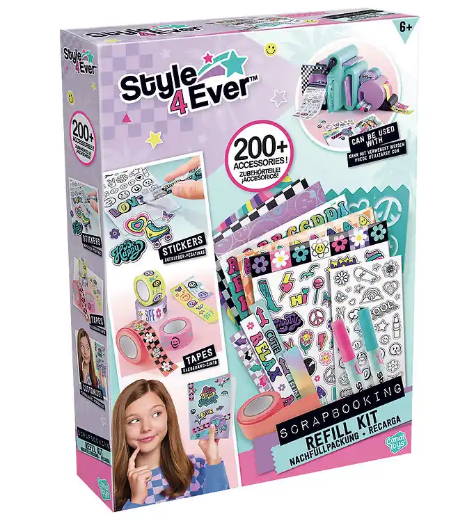 Exclusieve Aanbieding Style 4 Ever Scrapbooking - 200 Onderdelen - Refill