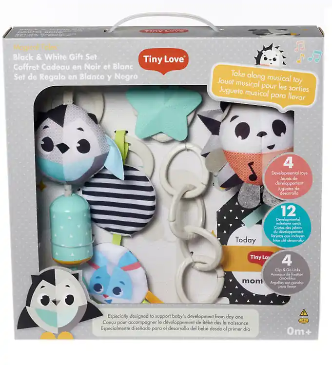 Direct Beschikbaar Tiny Love Cadeaubox - Black & White - 20 Onderdelen - Magische v