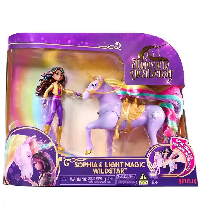 Korting Unicorn Academy Speelgoedfiguren - 14 cm - Sophia & Light Magic