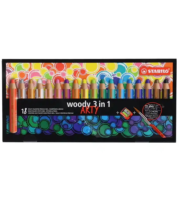 Stabilo Kleurpotloden - Woody - 18 st. - Artistiek Hete Deal
