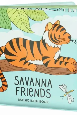 A Little Lovely Company Badboek - Kleurverandering - Savanna Gra Gratis Retour