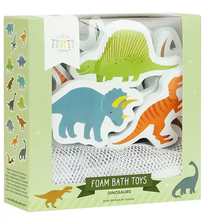 A Little Lovely Company Badspeelgoed - 14 st. - Dinosaurs Bestseller
