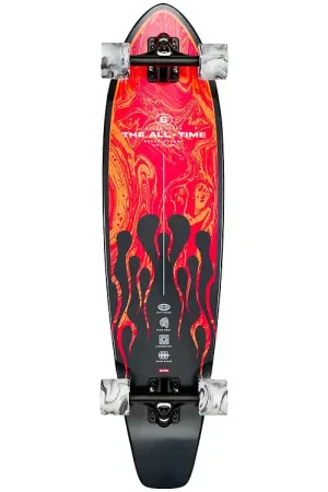 Tijdelijk Beschikbaar Globe Skateboard - 35'' - De all-time - Rode vlammen