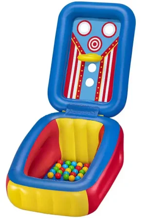 Bestway Opblaasbaar Ballenbak/-Spel - 110x81x62cm - Flip 'N Tos Hete Deal