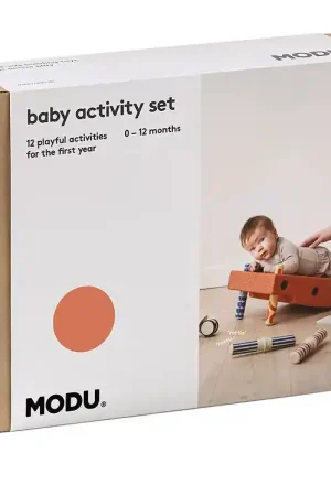 MODU Baby Motorische vaardigheden - 10 Onderdelen - Burnt Orange Must-Have