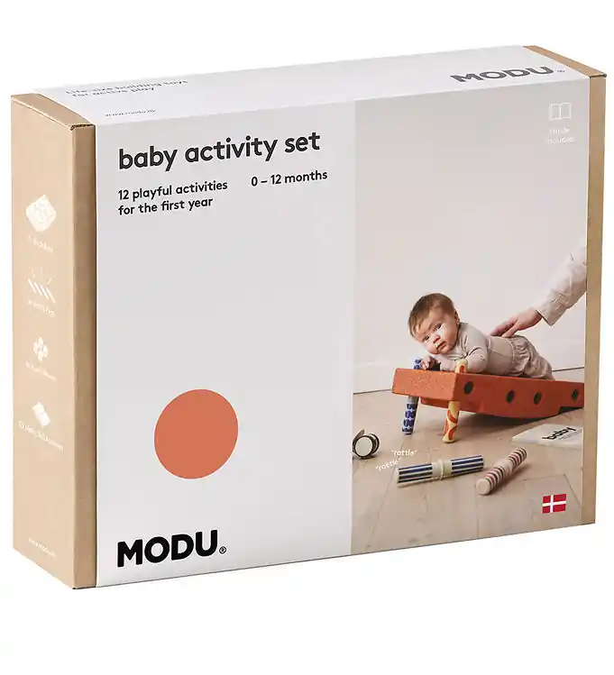 MODU Baby Motorische vaardigheden - 10 Onderdelen - Burnt Orange Must-Have