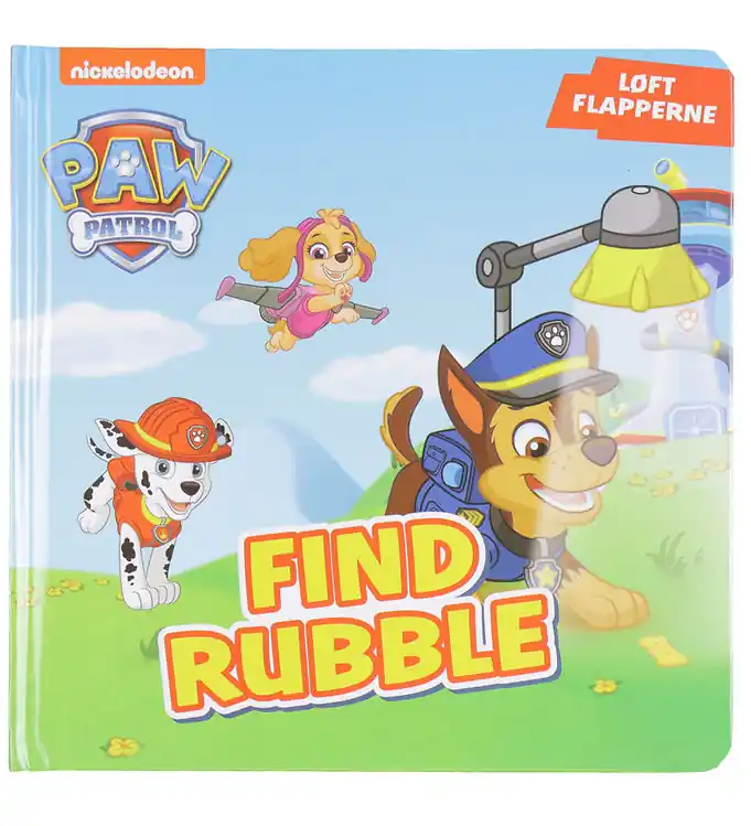Meest Verkocht Alvilda Boek m. Flapper - Paw Patrol - Vind Rubble - Deens
