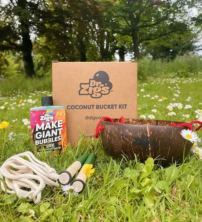 Snelle Levering Dr Zigs Zeepbel Set - Coconut Bucket Kit