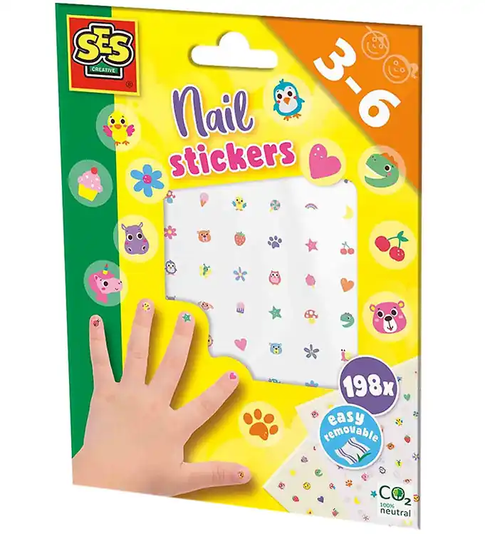 Exclusieve Aanbieding SES Creative - Nagels Stickers - 198 stk