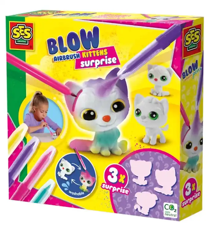 Speciale Aanbieding SES Creative Puffs - Versier 3 kittens