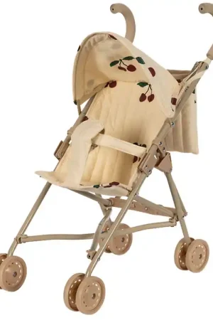 Exclusieve Aanbieding Konges Sløjd Poppenwagen - Zoe - Ma Grande Cerise Glitter