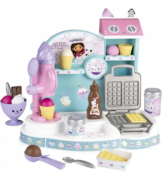Smoby Speelkeuken - 20 Onderdelen - Gabby's Ice Cream Factory Tijdelijk Beschikbaar