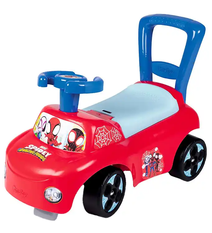 Smoby Loopwagen - Spidey - Automatisch Ride aan Dagaanbieding