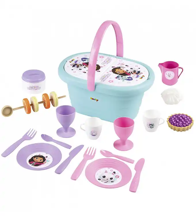 Koop Vandaag Smoby Picknickmand - 21 Onderdelen - Gabby's Dollhouse