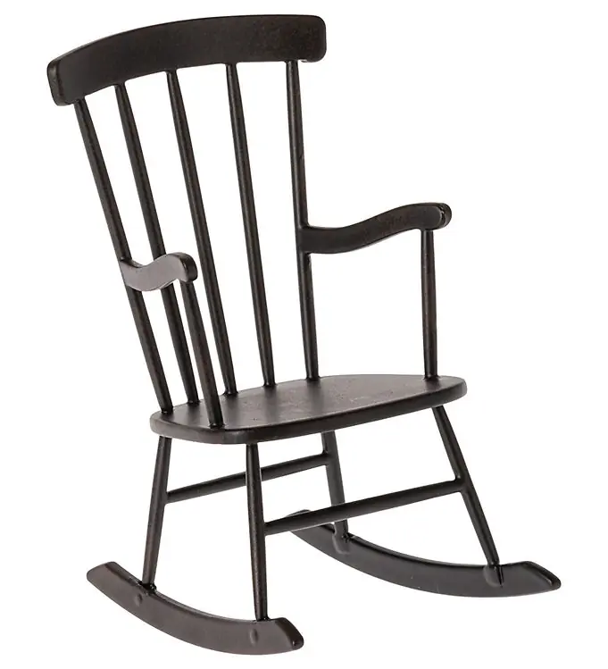 Maileg Miniatuur schommelstoel - Mini - Metaal - Anthracite Exclusieve Aanbieding