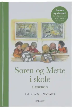 Beperkte Voorraad Forlaget Carlsen Leesboek - Søren en Mette op school - 0e-1e kla