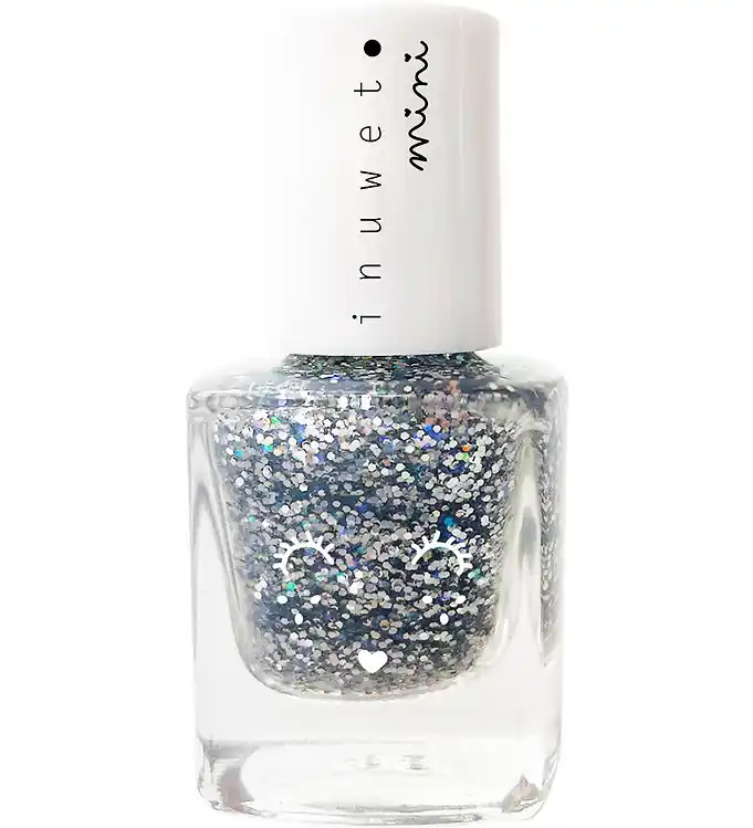 Exclusieve Aanbieding Inuwet Nagellak - Vanilla - Glitter Silver Dromer
