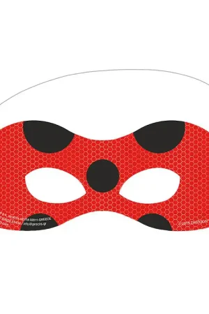 Lage Prijs Decorata Party Maskers - 6-pack - Wonderbaarlijke Lieveheersbees