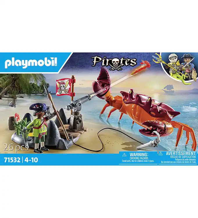 Lage Kosten Playmobil Pirates - De strijd tegen de reuzenkrab - 71532 - 26 O
