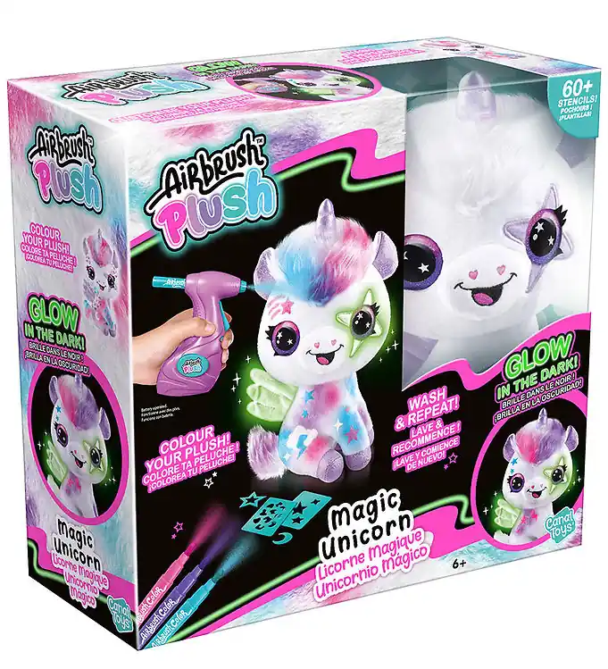 Beperkt Aanbod Airbrush Plush Knuffel - DYI - Magie Unicorn