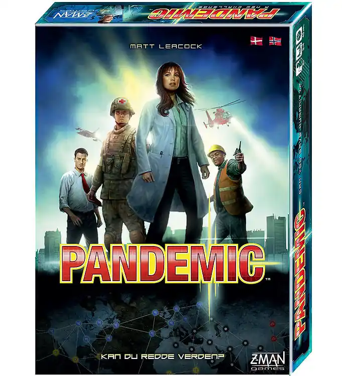 Laatste Versie Asmodee - Pandemic DK/NO - Bordspel