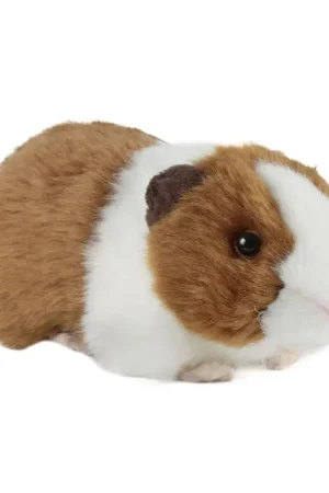 Living Nature Knuffel m. Geluid - 20x9 cm - Cavia - Bruin Finale Uitverkoop