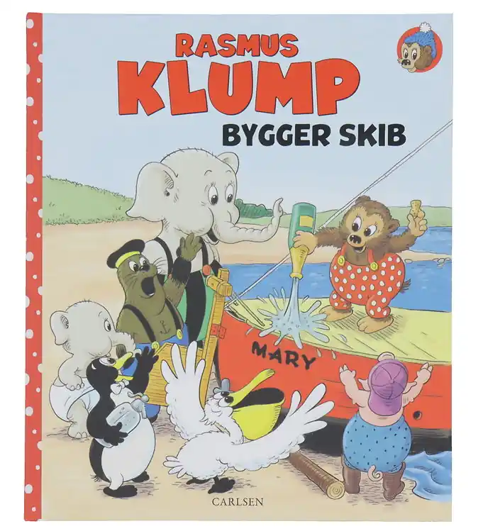 Forlaget Carlsen Boek - Rasmus Klump Schip bouwen - Deens Op = Op