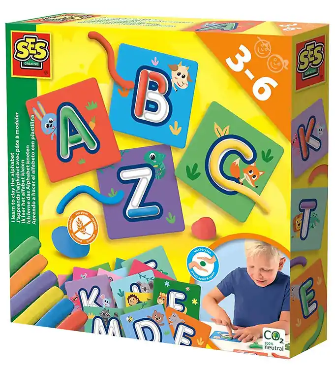SES Creative Speelklei - Leer het alfabet m. Speelklei Fabrieksprijs