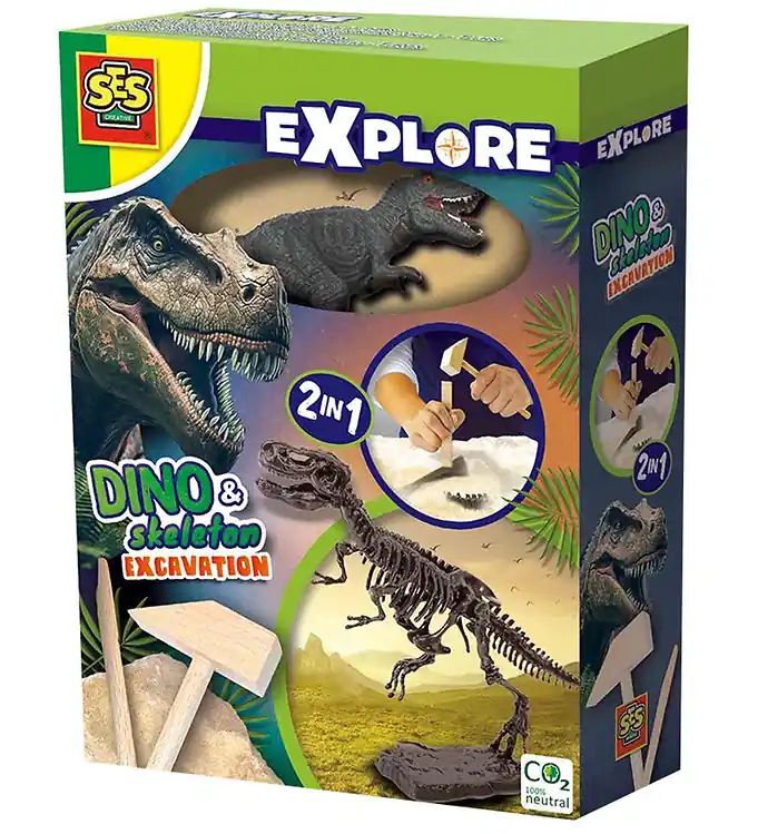 Weekendaanbieding SES Creative Opgraving - Verkennen - T-Rex en skelet