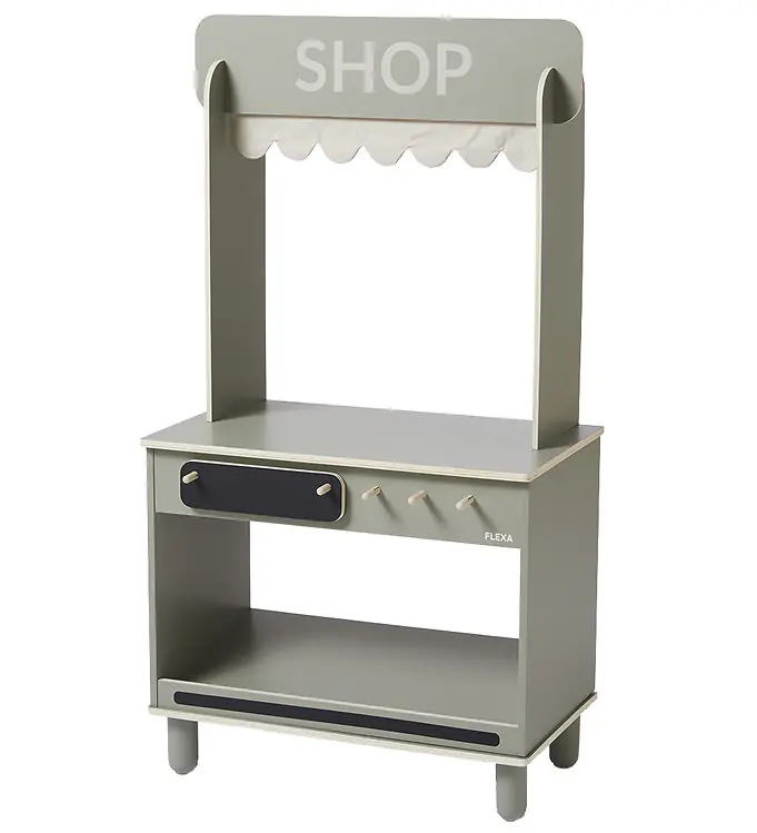 Koopje Flexa Winkel en café - Hout - Play - Natural Green