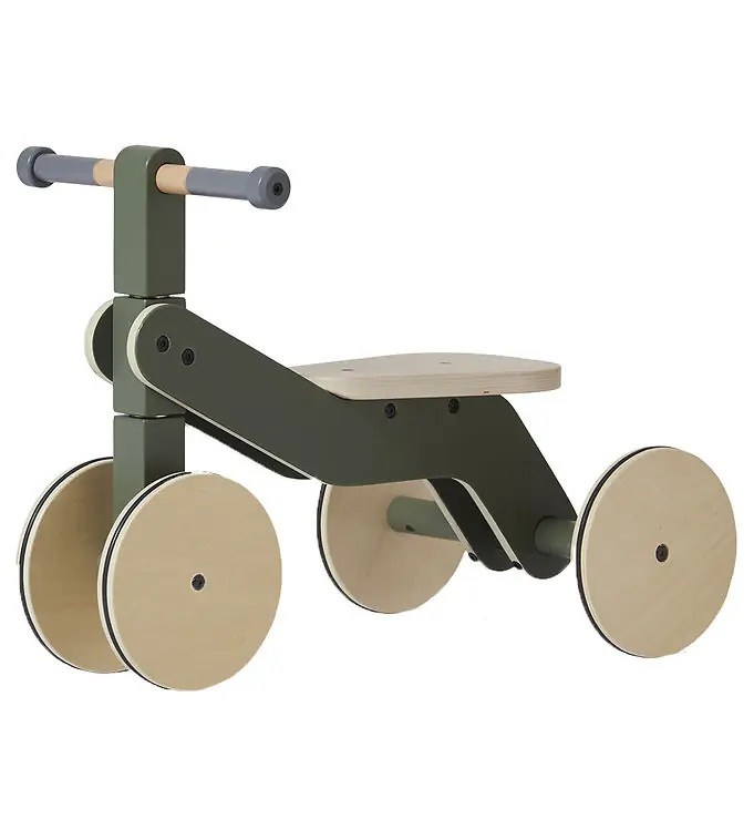 Flexa Loopfiets - Binnen - Hout - Play - Dusty Green/Birch Laag Hete Deal