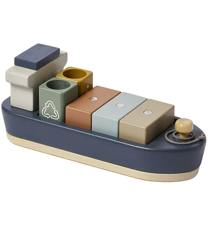 Flexa Containerschip - Hout - Play - 6 Onderdelen - Multi Lage Prijs
