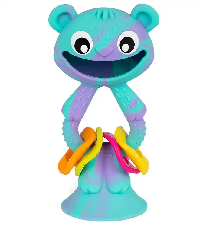Playgro Rammelaar m. Zuignap - Wiebelvriendje - Beer Lage Prijs