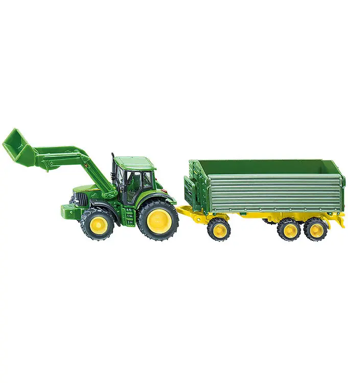 Siku Tractor m. Aanhangwagen - 1:87 - John Deere Met voorlader A Express Levering