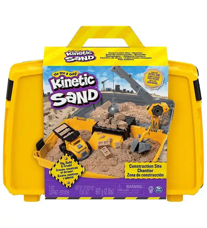 Kinetic Sand Strandset - Construction Opvouwbaar - 907 g Beperkt Aanbod