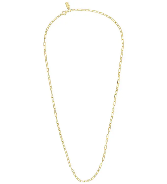 Design Letters Ketting - Dikke Square Schakel - Small - 45 cm - Aanbieding