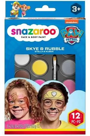 Beperkte Voorraad Snazaroo Schmink - 8 Kleuren - Paw Patrol Sky & Rubble
