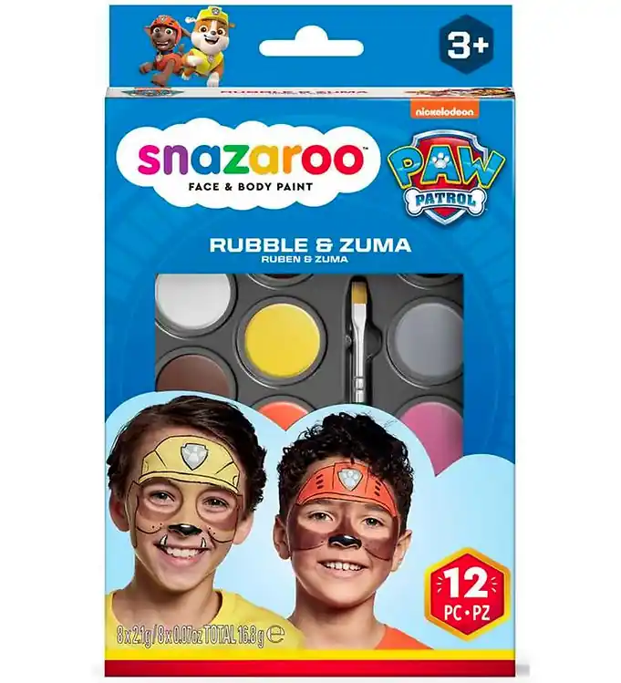 Veilige Betaling Snazaroo Schmink - 8 Kleuren - Paw Patrol Rubble & Zuma