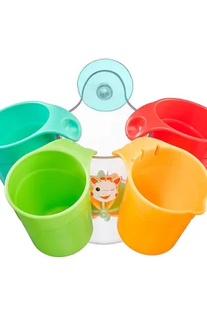 Veilige Betaling Sophie la Girafe Badkopjes - Funny Bath Cups