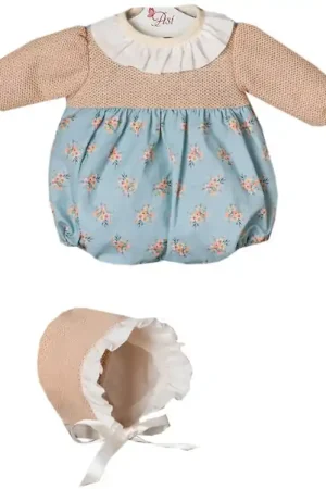 Voordeelprijs Asi Poppenkleding - 46 cm - Leo - Beige/Blauw