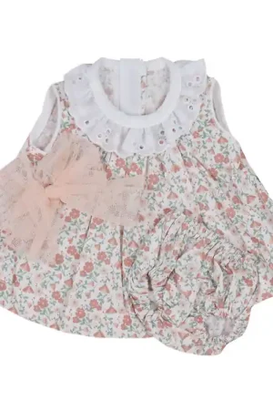 Asi Poppenkleding - 36 cm - Alex - Roze/Wit/Bloemen Fabrieksprijs