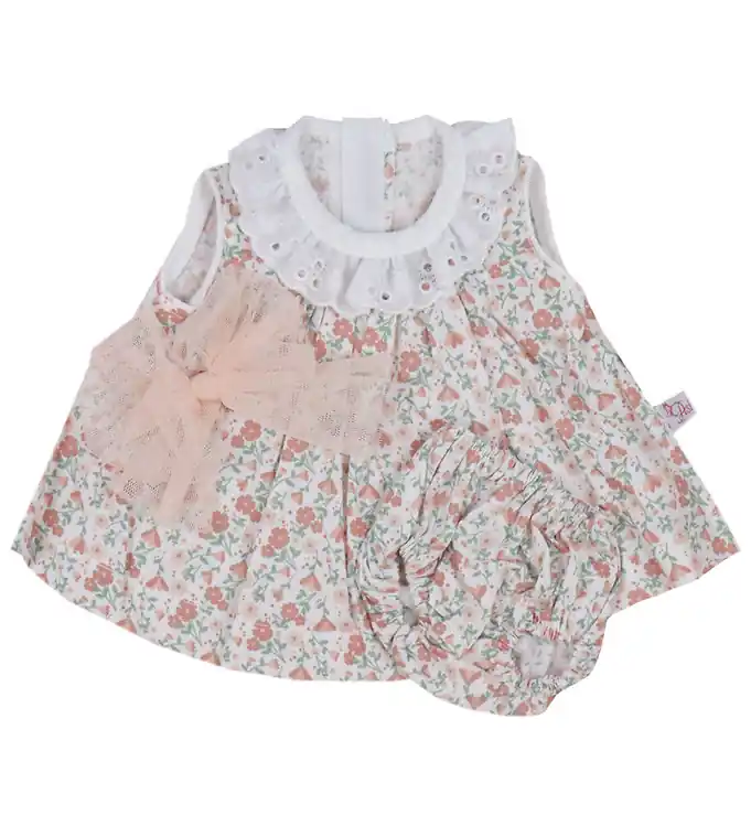 Asi Poppenkleding - 36 cm - Alex - Roze/Wit/Bloemen Fabrieksprijs