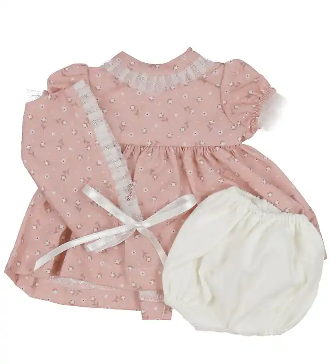 Hete Deal Asi Poppenkleding - 36 cm - Koke - Dusty Roze