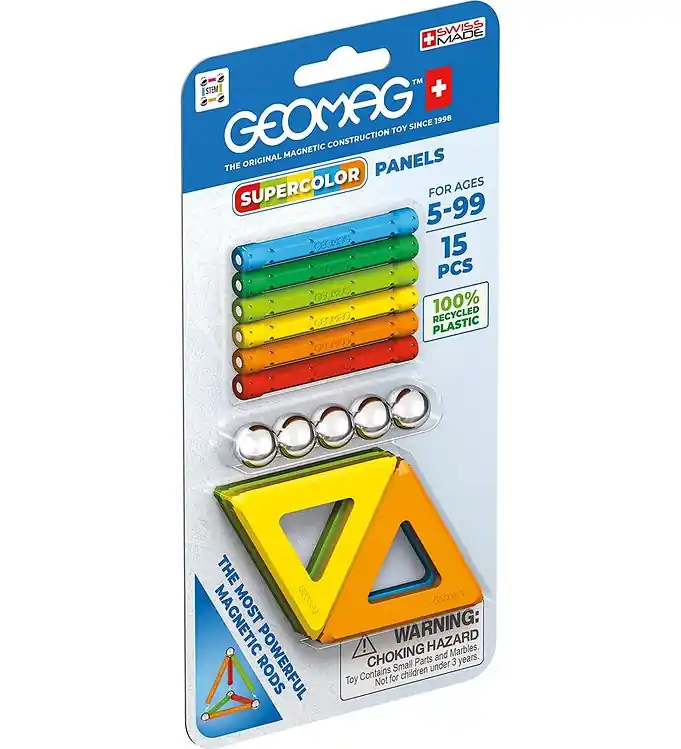 Koopje Geomag Magneetset - Supercolor Panels Recycled - 15 Onderdelen