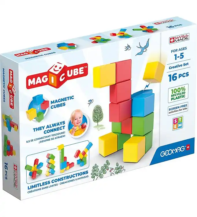 Populair Geomag Magneetset - Magicube Creative Set - 16 Onderdelen