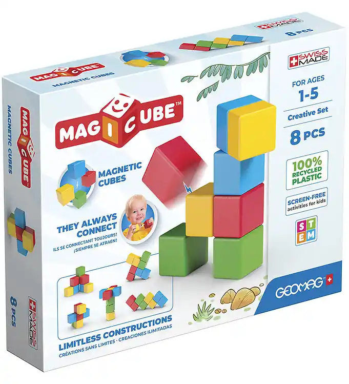 Korting Geomag Magneetset - Magicube Creative Set - 8 Onderdelen